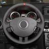 For Renault Clio 3 RS 2005 2006 2007 2008 2009 2010 2011 2012 2013 Hand-stitch Car Steering Wheel Cover Perforated Leather Trim