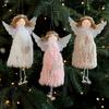 Cute Plush Angel Pendant Handmade Craft Christmas Tree Ornament  Xmas Gift