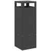 Outdoor Fire Pit Black 35 x 35 x 100 cm Steel