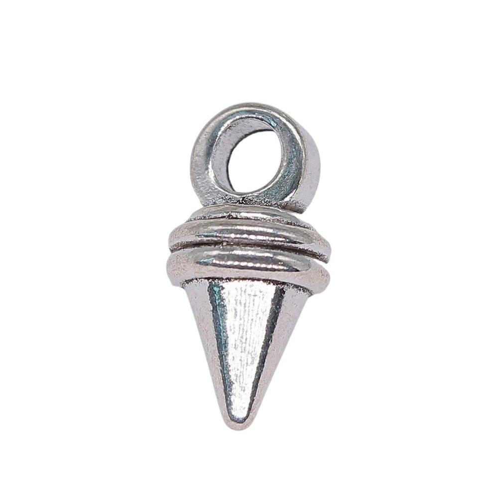 Компоненты конической подвески с обжимными концами и бусинами Женские аксессуары Популярные украшения