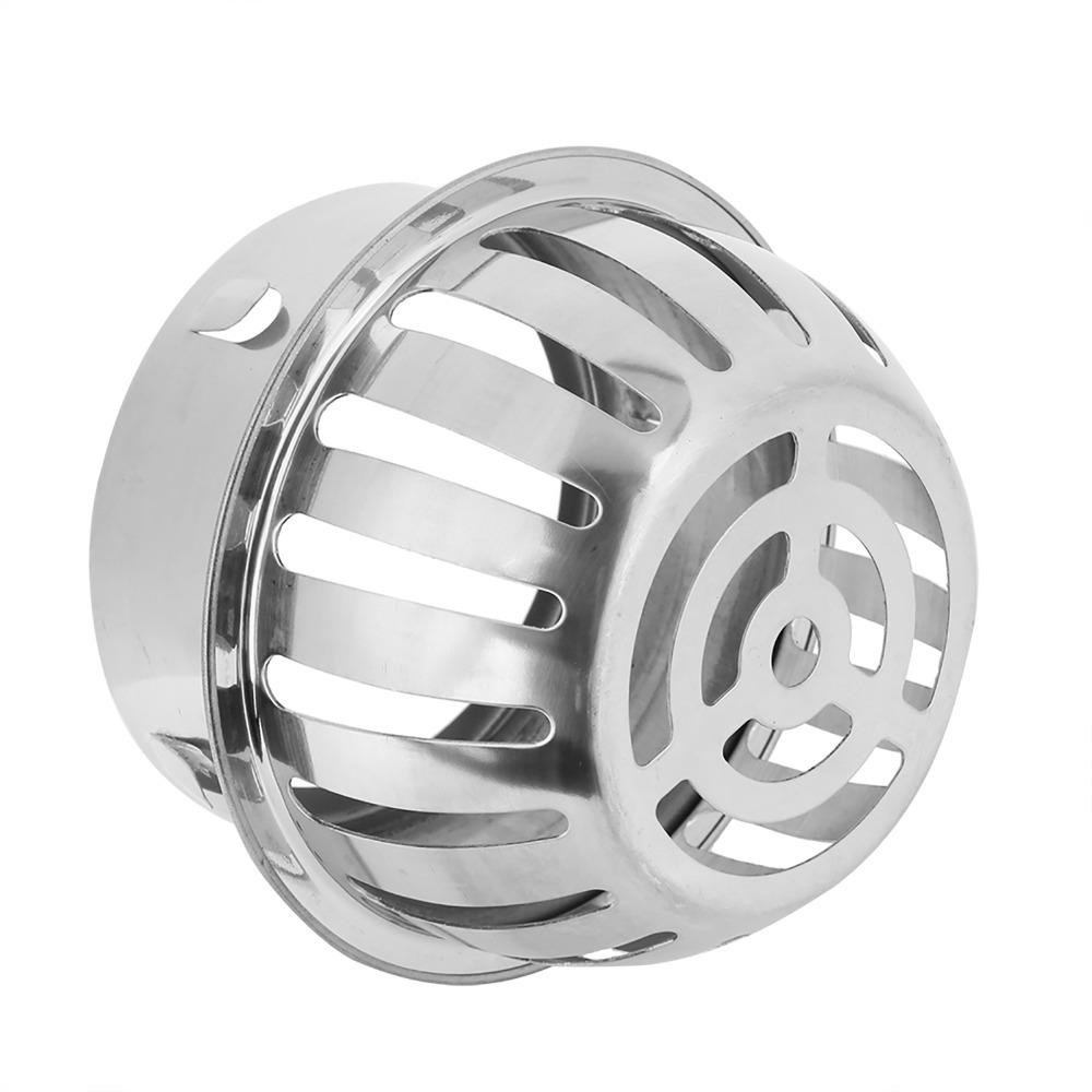 304 Stainless Steel Gutter Guard Filter Round Shape Downspout Strainer Drain Cover Bathroom