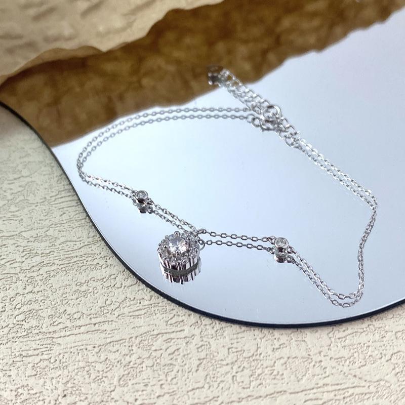 Star Dot Bracelet~ S925 Sterling Silver Plated 18K Venus Light Moissanite Bracelet Light Luxury Niche Premium Sense