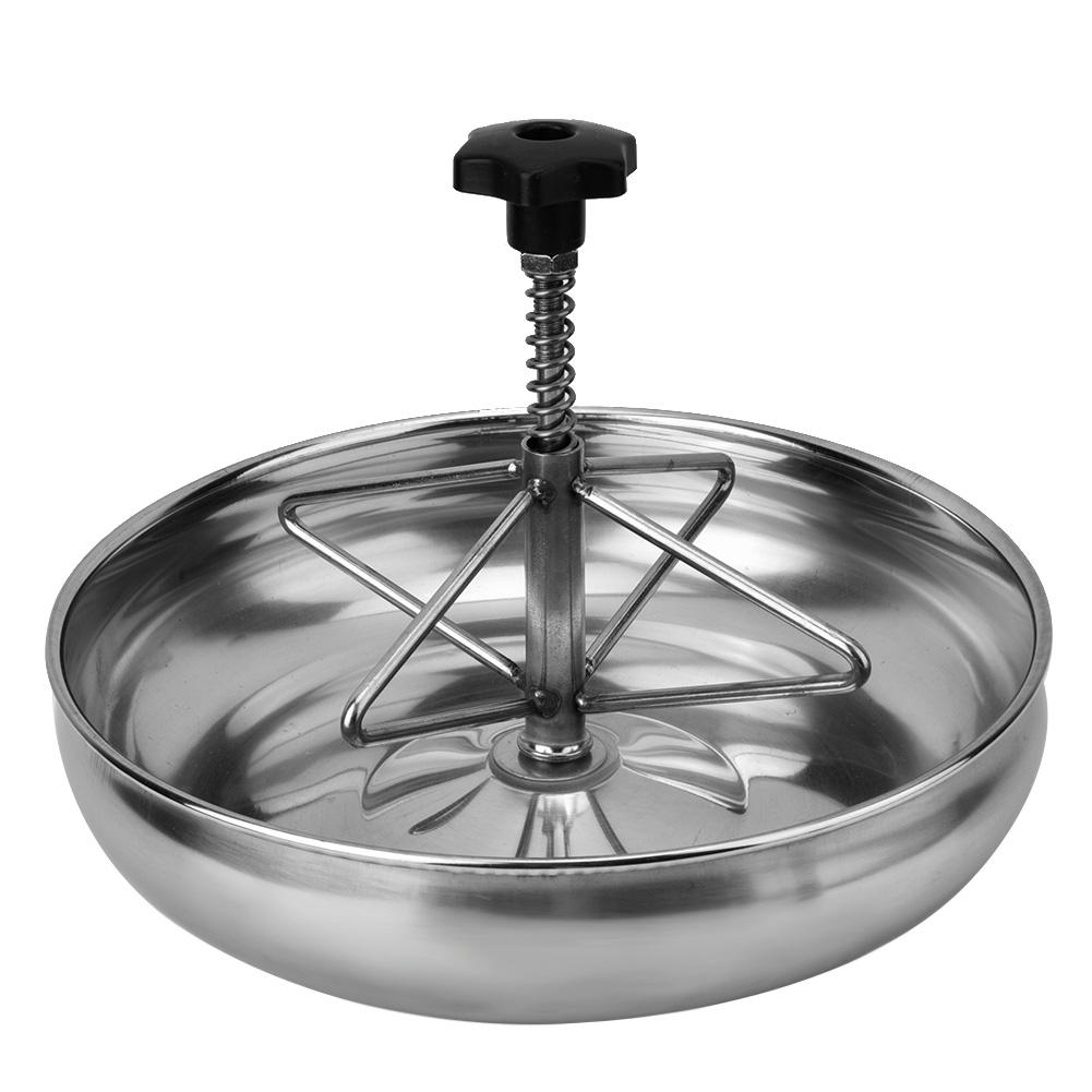 1Pc Stainless Steel Piglet Feeding Sow Milk Trough Food Tray Pig Feeder Bowl Livestock Fodder S