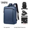 Мужской бизнес-рюкзак для ноутбука Lingjing 16 дюймов