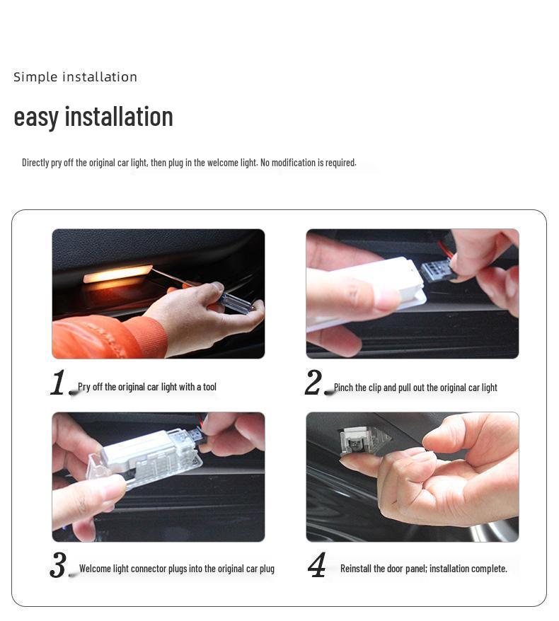 Perfect for Ideal L9 Welcome: ONE Car Door Projection and Dynamic L6, L7, L8 Ambient MEGA Welcome Lights.