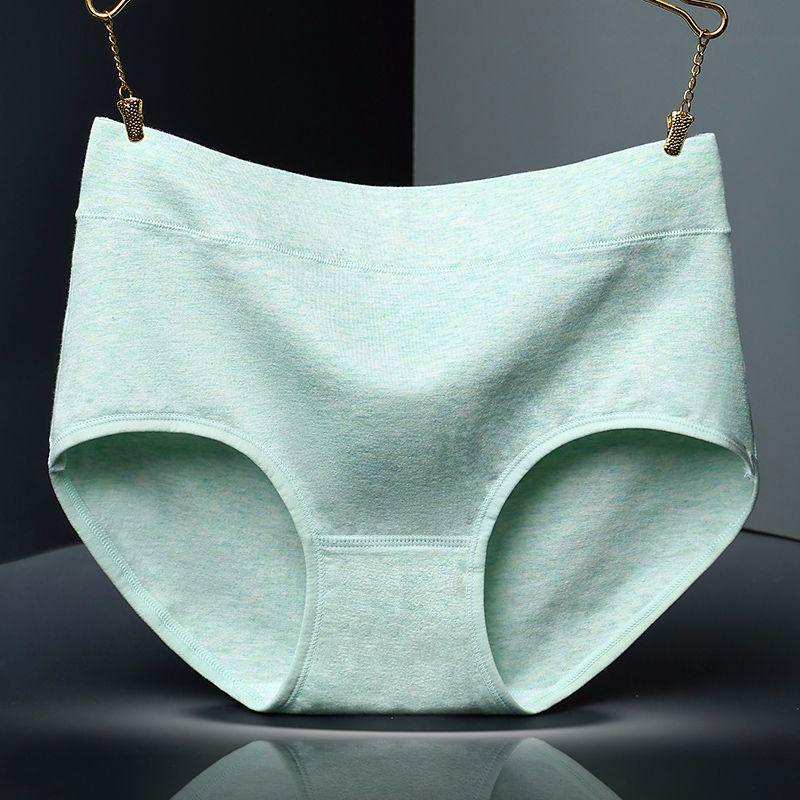 Cotton Mid Waist Women's Underwear Solid Color Breathable Sexy Mid Waist Triangle Pants Minimalist Design Underwear