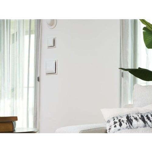 NASTA Indoor Ventilation Vent, Push-Type, Silver Gray, with Mesh and Allergen Filter, KS-8840PRFKA-SG