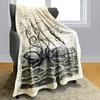 Cartoon Octopus Flannel Blanket Living Room Bedroom Decorative Blanket Lunch Break Blanket Blanket