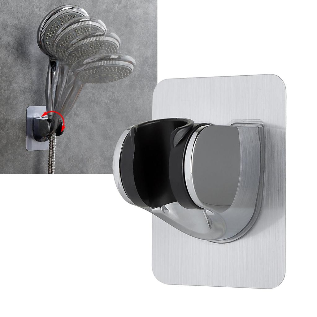 Ручной держатель для душевой лейки, металлический, без клея, регулируемый настенный кронштейн для душа