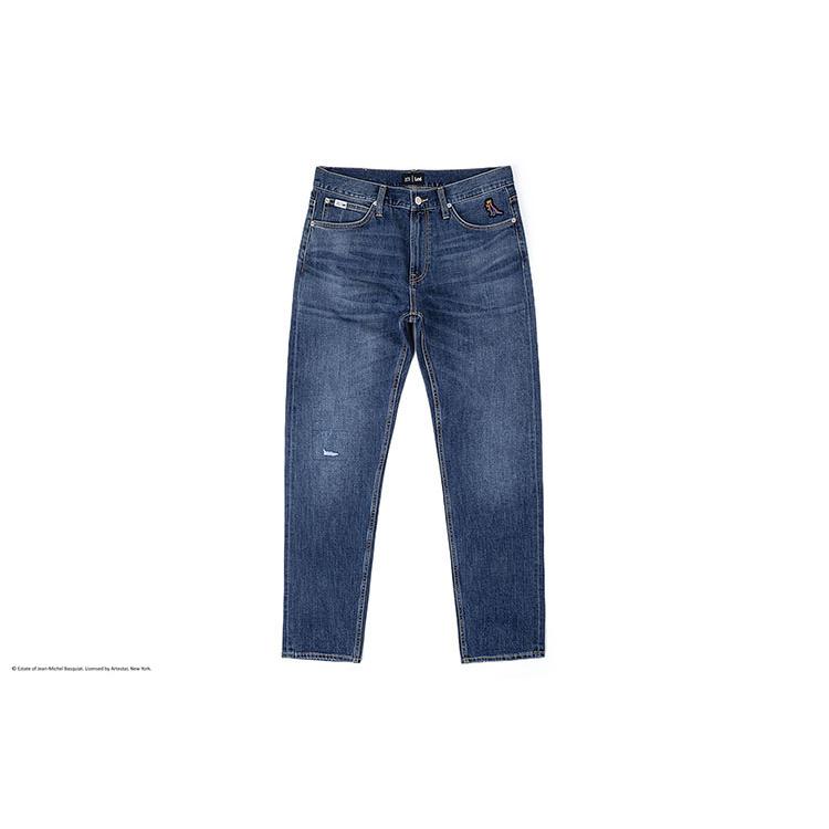 Lee Jeans Men's Dark Blue Moderate Tapered Pants LMB2417313XA00FA05206