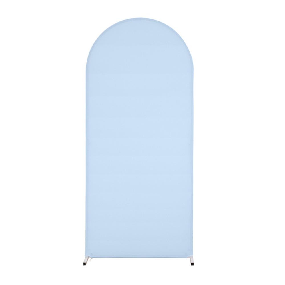 1Pc Spandex Wedding Arch Cover Fitted Stand Covers Round Top Backdrop for Baby Shower Birthday Party Ceremony Wedding Decoration