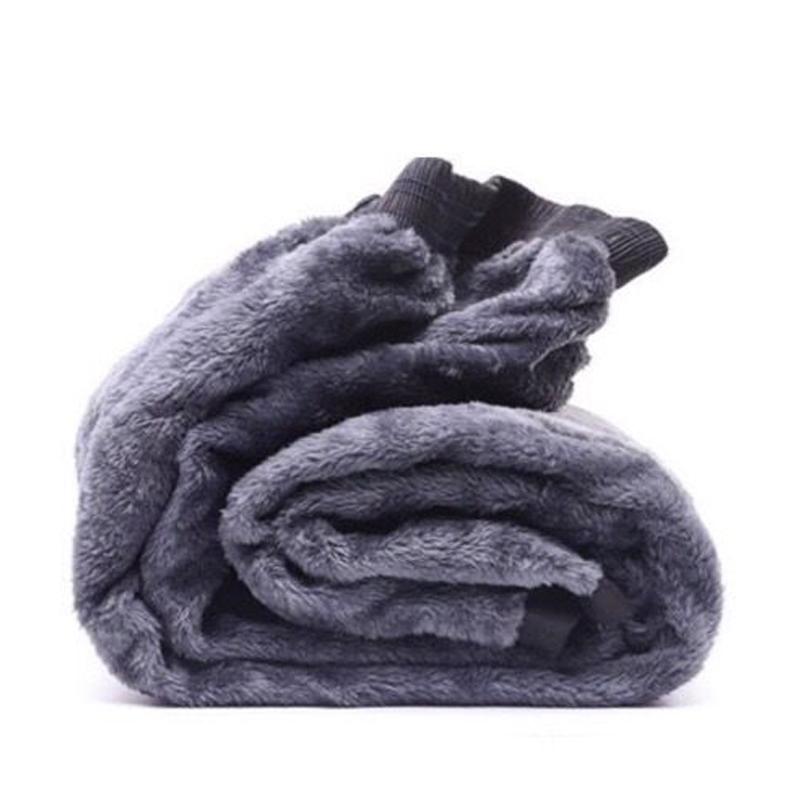 Мужские осенне-зимние однотонные брюки больших размеров, утолщенные, свободные, теплые, удобные, для занятий спортом на открытом воздухе