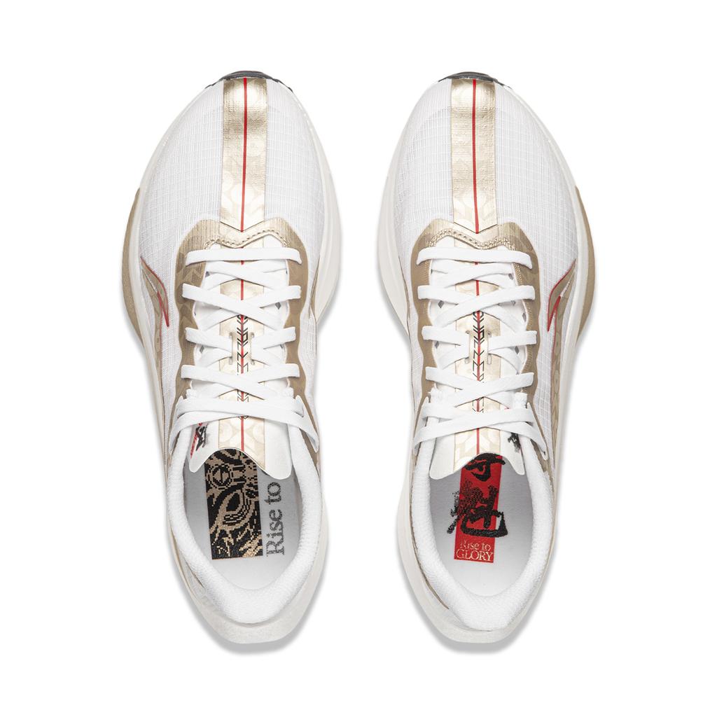 Li Ning Feidian 6 Challenger Амортизация Устойчивые к истиранию Низкие Повседневные Беговые кроссовки Мужские Стандартные Белый ARMW003-14