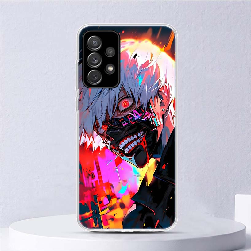 G-Ghoul Tokyo Kaneki Ken Мягкий чехол для Samsung Galaxy A17 A16 A26 A36 A56 A15 A14 A13 A55 A54 A53 Чехол для телефона A25 A35 A24 A34 A2