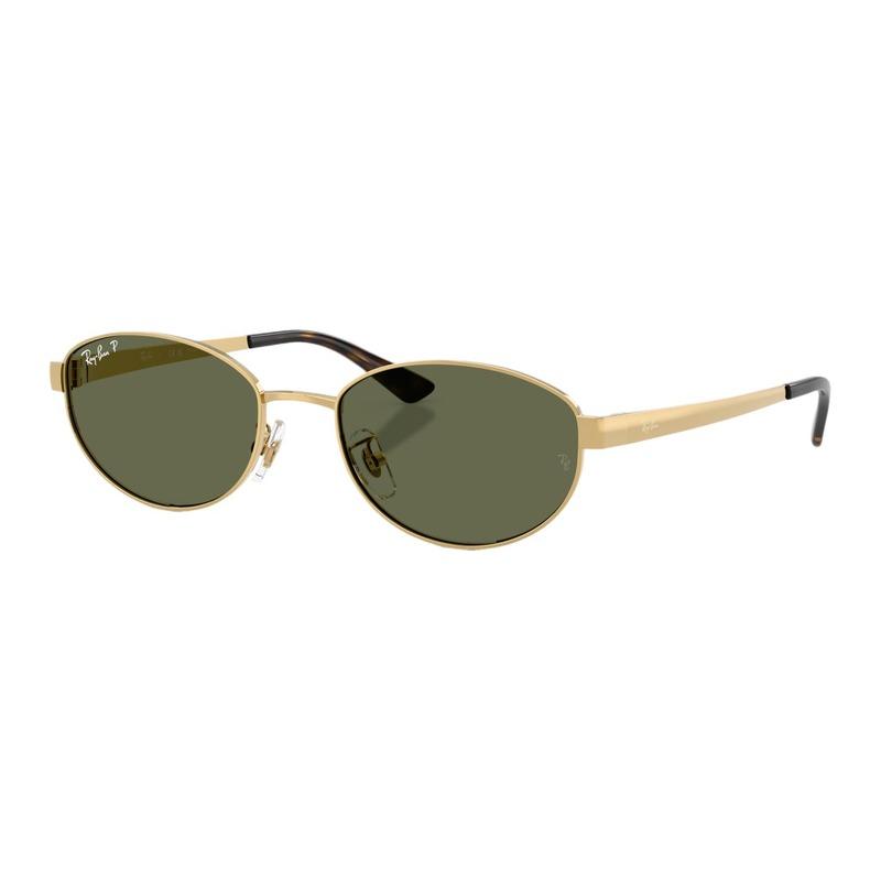 RAYBAN 3774D Personalized Design Metal Oval Sunglasses Unisex Couple Style Same Gold 001/9A 0RB3774D