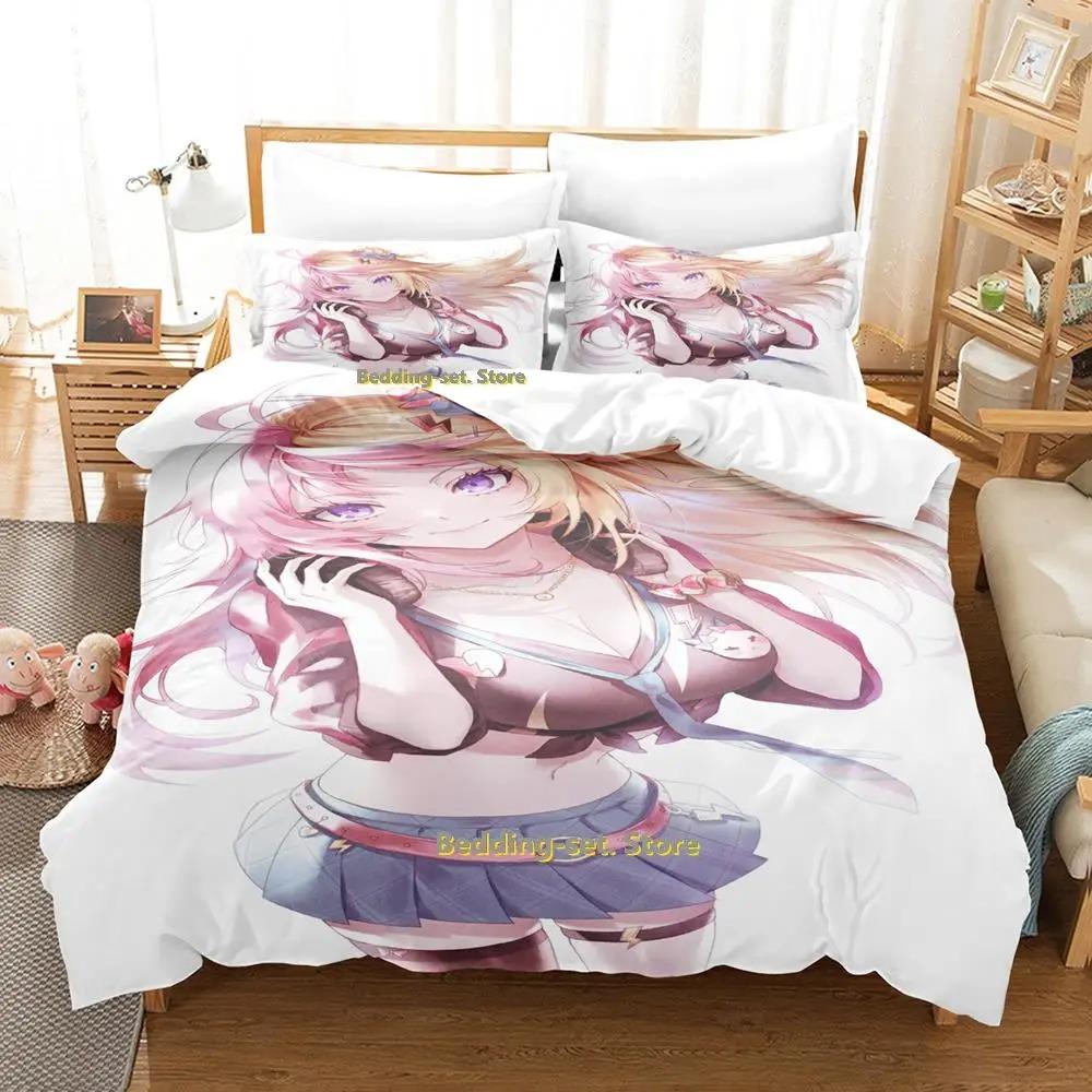 Новый комплект постельного белья Kotoko Torahime Single Twin Full Queen King Size Bed Set Adult Kids Bedroom Duvetcover Sets Anime Bed