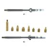 TS100 Soldering Iron Tip M2-M8 Brass Hot Melt Insert Nut Insertion Kit Insert Internal Thread Head for TS100 TS101 PTS200 PTS201