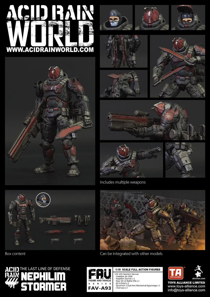 TOYS ALLIANCE LIMITED FAV A93 Nephilim Stormer Scale ABS Painted Complete Figure "Acid Rain" 1/18