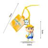 Брелок для ключей Crayon Shin-Chan Cartoon Costume Change, кулон для школьной сумки, брелок для ключей от автомобиля
