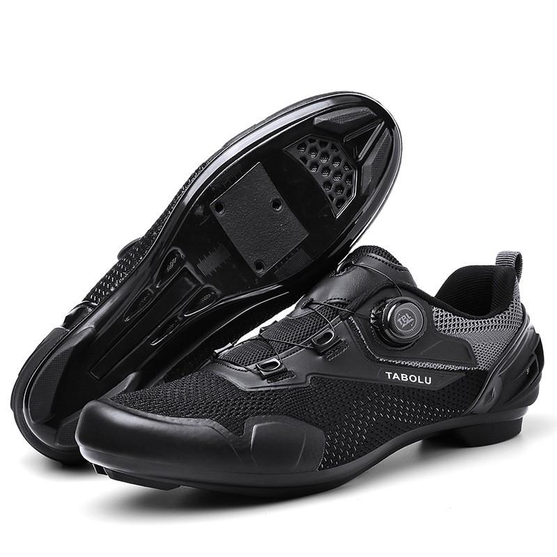 Unisex Cycling Shoes Breathable Flyknit Non-Cleat Road MTB Bike Rubber Sole Men Women