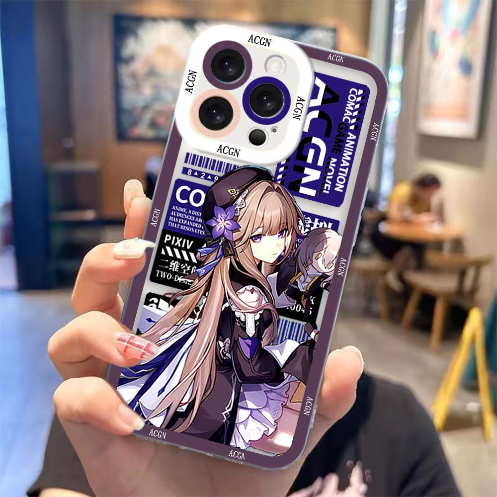 Чехол для телефона Honkai Star Rail Dan Heng Прозрачный Чехол-Ракушка Для iPhone Apple 17 AIR 16E 16 15 14 12 13 11 Pro Max Plus XR DIY
