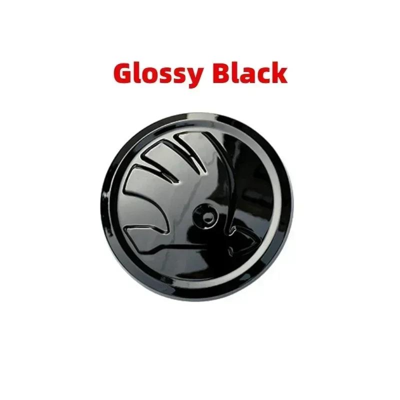 2025 New ABS Car Front Hood Badge Emblem Sticker for SKODA Superb Octavia Rapid Spaceback Rapid Kodiaq Karoq Kamiq Auto Decal Ac