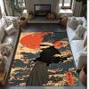 Soft Crystal Velvet Floor Rug,Jujutsu Kaisen Anti Slip Decorative Carpet, Plush Area Mat For Indoor Home Decoration