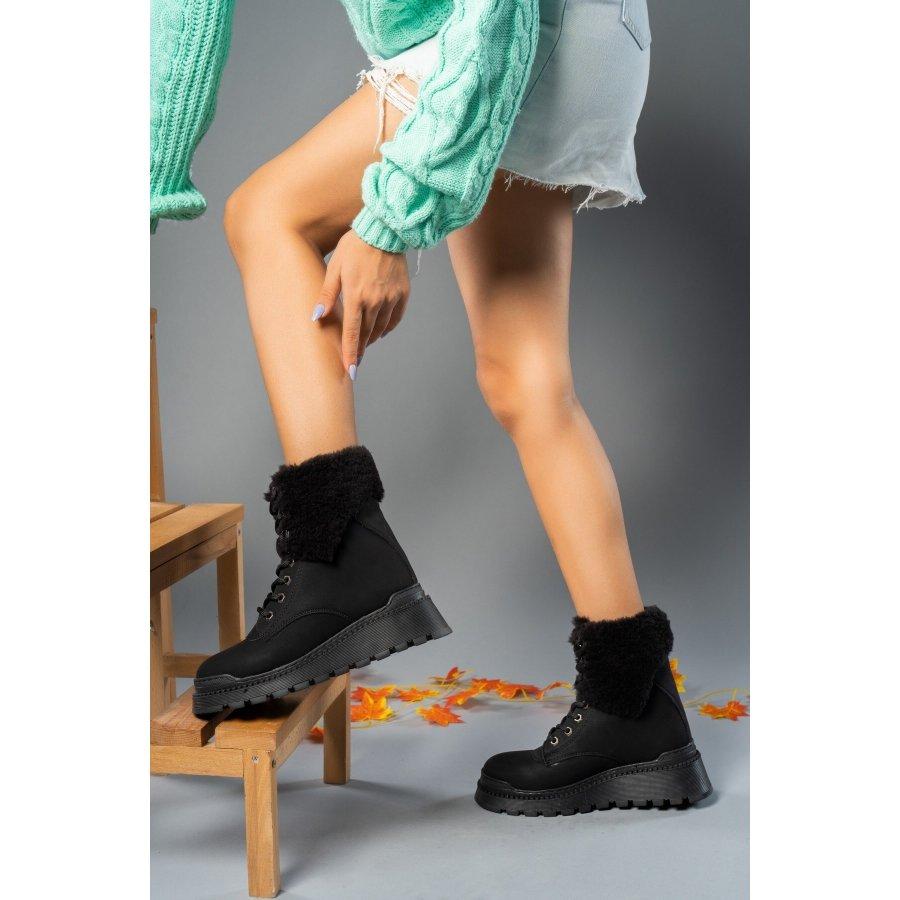 Женские повседневные ботинки на толстой подошве