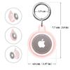Мягкий чехол для Apple Airtag Водонепроницаемый противоутерянный держатель для ключей с брелоком для ключей и трекером Защитное полное покрытие