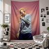 Wall TapestryEd Sheeran Art Hanging Cloth Decorative Background Cover for Room Decoration
