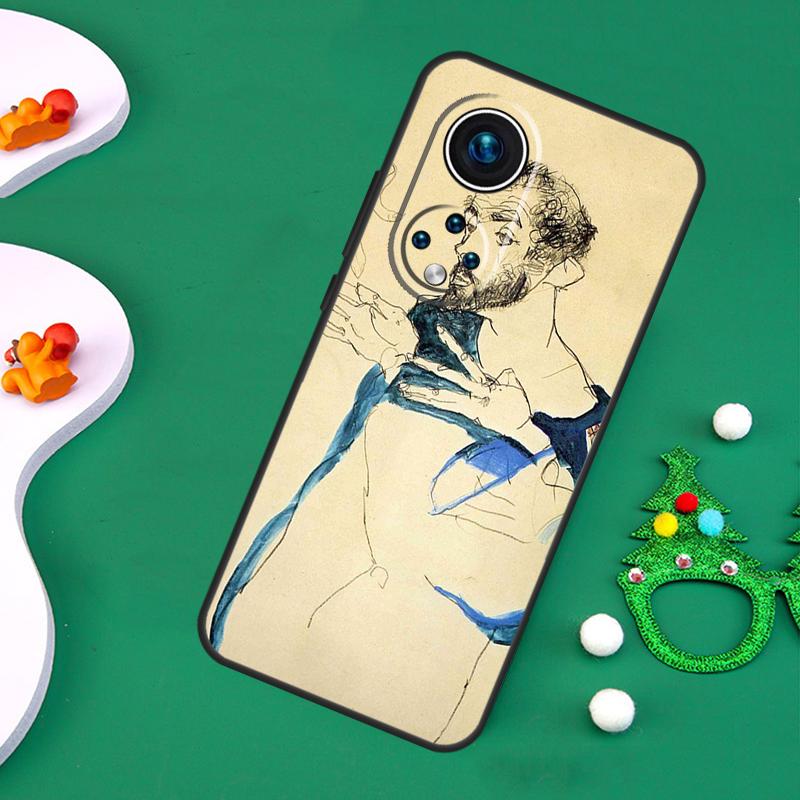 Чехол Egon Schiele для Honor Magic 7 Pro 6 5 50 70 90 200 Lite X9b X9a X8a X8b X7a X6a X8 X9 X9c
