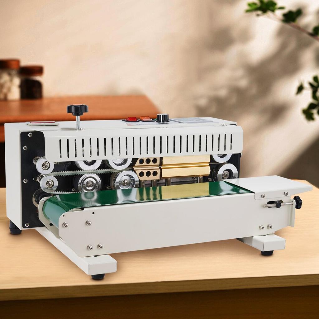 Continuous Bag Band Sealing Machine Horizontal Band Sealer Count Function