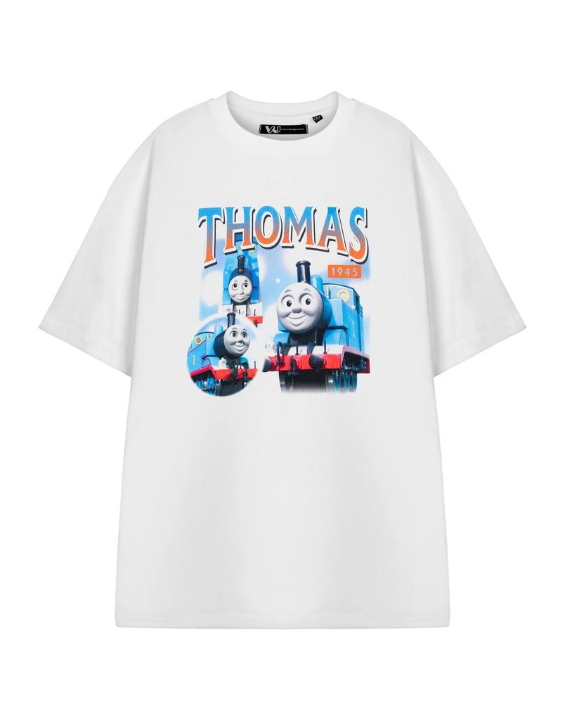 Thomas and Friends White Homage Short Sleeved T-Shirt Mens