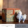 Hongyu Wuju Xianting Ceramic Horse Gift Set