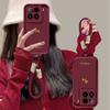 Чехол для Xiaomi 15T Pro Милый 3D Золотая Лошадь С ремешком Чехол для телефона Для Mi 15 T 15T 14T 13T Pro Матовый Мягкий Силиконовый Чехол