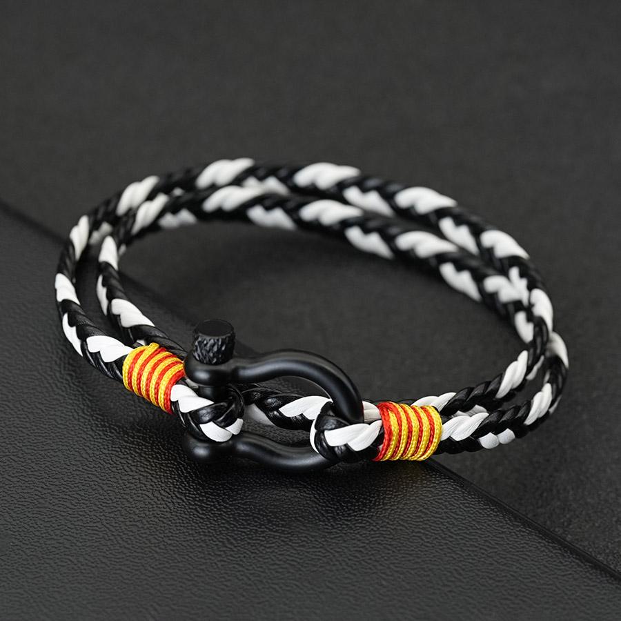 Noter Stylish Men Leather Bracelet Selected High Quality Skin Friendly Materials No Allergies Deformities 7 Colors Available