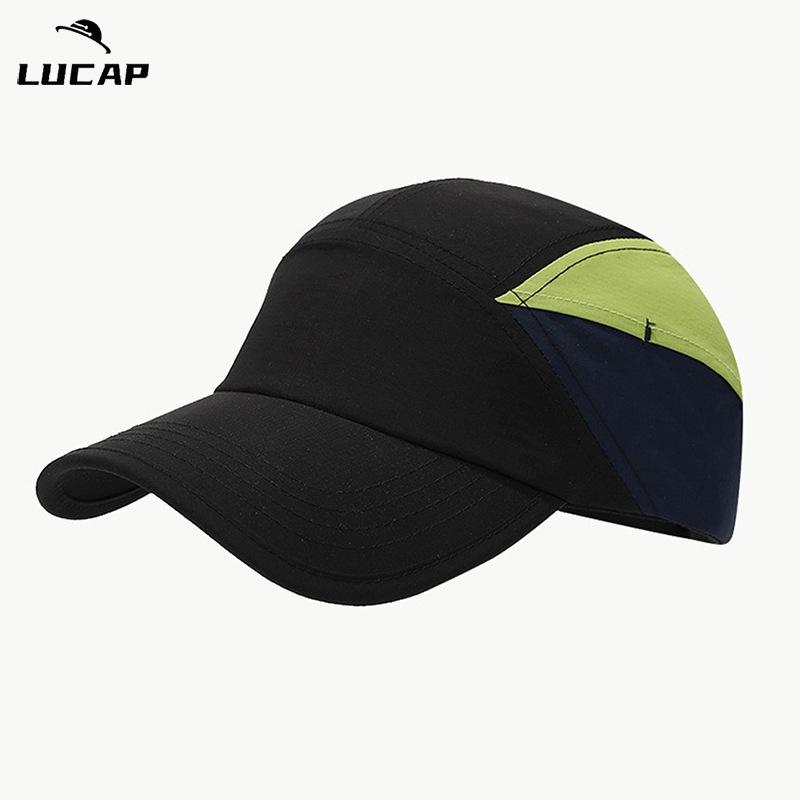 Быстросохнущая водонепроницаемая бейсболка Спортивная дышащая кепка от солнца Кепка с цветовой гаммой Кепка для защиты от солнца для альпинизма