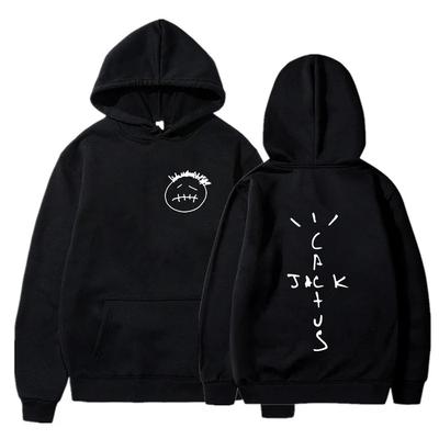 Худи Street Cactus Худи Мужская и Женская Мода Хип-Хоп Спортивная одежда Повседневная Нейтральная С длинным рукавом Супербольшое Худи