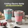 Folding Silicone Kettle Touch Insulation Kettle Electric Kettle Portable Global Travel