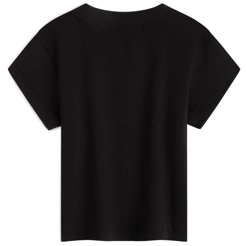 Calvin Klein Logo-patch Cropped T-shirt (Unisex) T-Shirts ZW02588