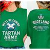 Scotland 2026 Shirt Tartan Army Fixtures Tshirt Scotland Vs Brazil Graphic Tshirts Tee Scottish Football Fan Gift Unisex