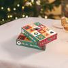 2/4/6pcs Christmas Surprise Gift Box 12Grid DIY Child Countdown Advent Calendar Box Poked with Finger Xmas Candy Packing Boxes