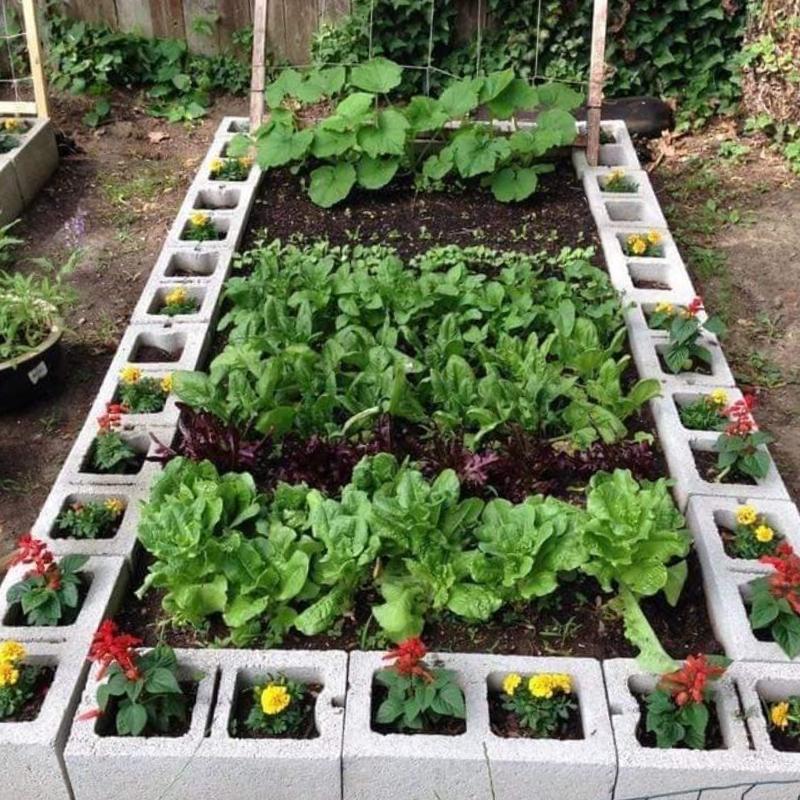 Summer Breeze Molding Plastic Cinder Blocks for Yards Gardening Concrete Hollow Brick Molds DIY Cement Geo Flower Pot Mouldings