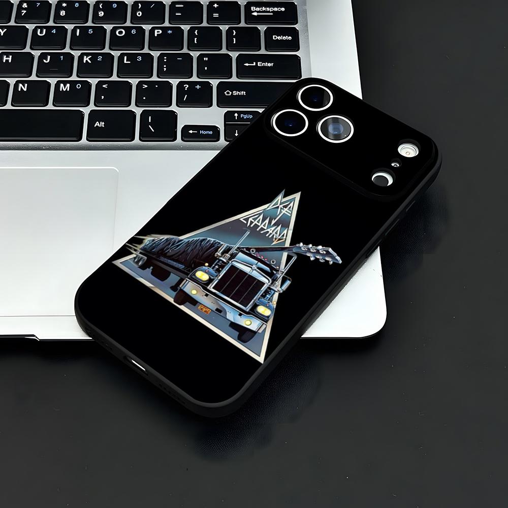 Hot Rock Band D-Def Leppard Phone Case For IPhone 17 Air 16 E Pro Max 15 14 13 Mini 12 Pro 11 Max Plus Black Soft Shell
