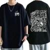 2024 New Men's Fashion Casual Sports Top T-shirt Hip Hop Fun Pattern Casual Short Sleeve