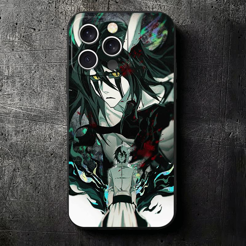 Чехол для телефона Bleach Улькиорра Сифер 4 Мягкий для iPhone 16 16E 17 Air 15 Pro Max 14 Plus 13 Mini 11 12 7 Черный Чехол Задняя Панель