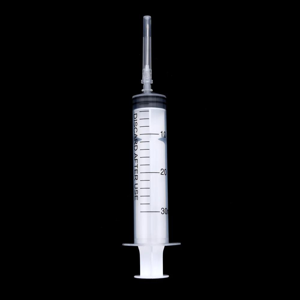 1Pcs 3-60ml Syringe Epoxy Resin Shaker with Dispense Needles for DIY Jewelry Resin Mold Charms Liquid Injection Pipette Tools