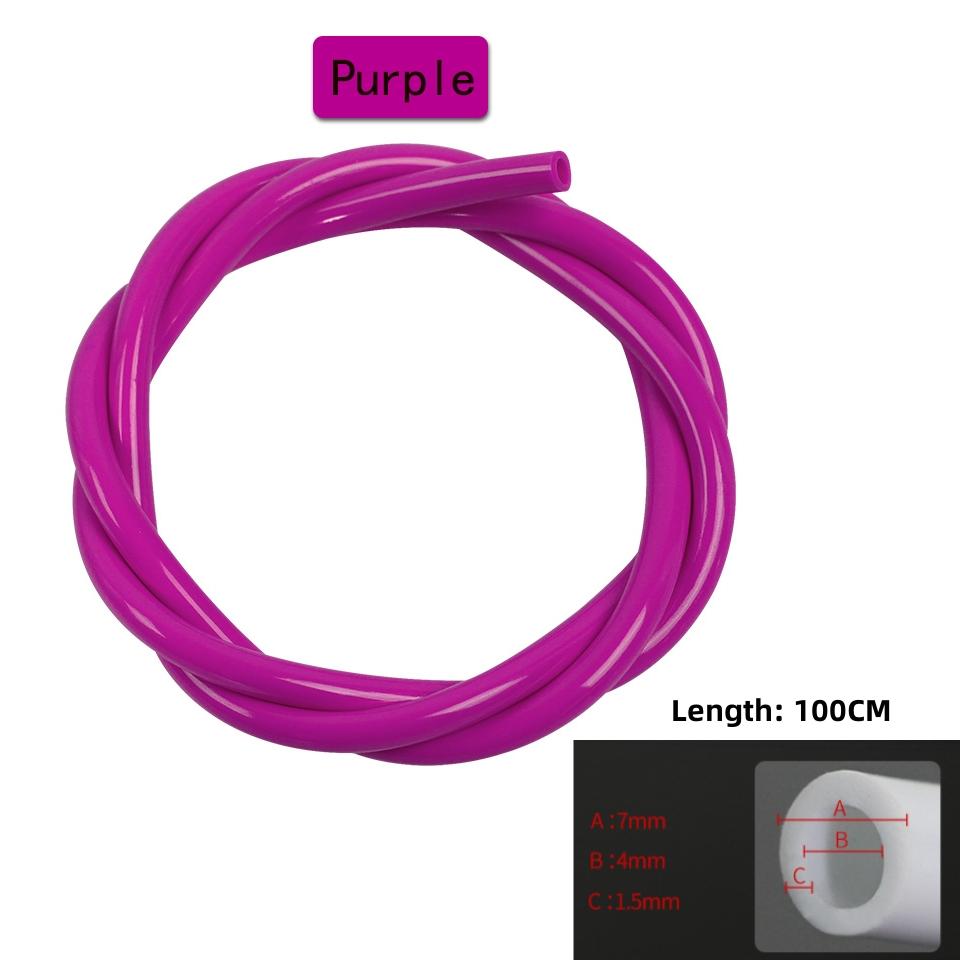 Motorcycle Fuel Hose Colored High Temp Resistant Rubber Pipe for Sport Bike Carburetor Connection Racing Motorbike Oil Delivery