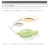 Keitech Baby T-Bone Spinnerbait Double Willow (DW) 3/8 унции #001 Черный