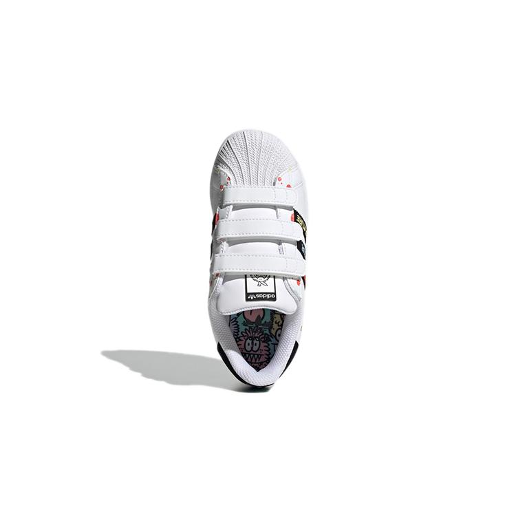 adidas Оригинальные кроссовки SUPERSTAR для катания на скейтборде Детские Дошкольные H05268